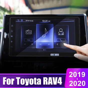 10,1 дюйма для Toyota RAV4 XA50 RAV 4 2019 2020 Из закаленного стекла, защитная пленка для экрана GPS-навигации автомобиля, ЖК-наклейка, Аксессуары