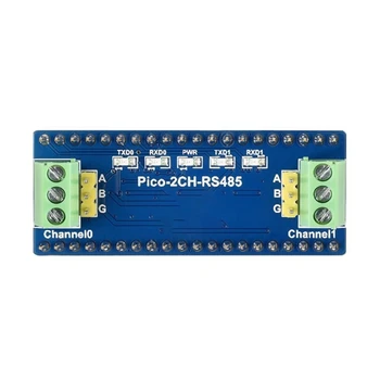 2-Канальный модуль RS485 Плата расширения UART к RS485 для трансивера Raspberry Pi Pico SP3485 Стандартный заголовок Pico