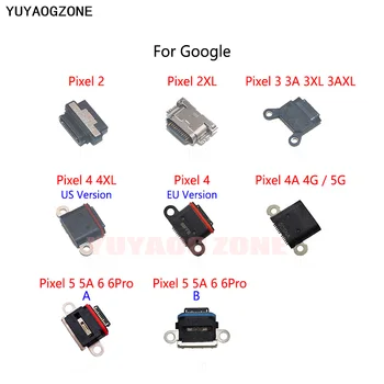 2 шт./лот Для Google Pixel 2 2XL 3 3A 3XL 3AXL 4 4A 4G 5G 5 5A 6 6Pro Micro USB Зарядная док-станция Разъем для зарядки Порта Jack Разъем