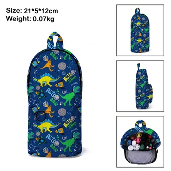2022 Детские сумки для ручек с динозавром из мультфильма для мальчиков и Девочек, Студенческая сумка для ручек с мультяшным рисунком