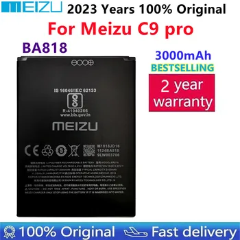 2023 100% Оригинальный Высококачественный Аккумулятор 3000 мАч BA818 Для мобильного телефона Meizu C9 pro, Сменные Батареи Bateria