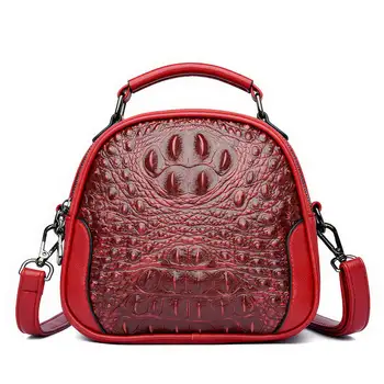 2023 Новая маленькая модная сумка через плечо с тиснением крокодила для женщин, роскошная дизайнерская трендовая брендовая женская сумка