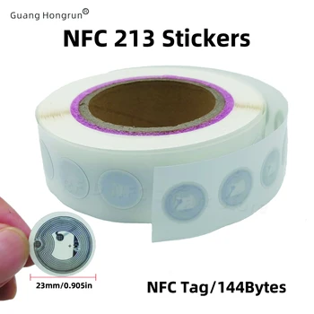 20ШТ NFC-Метка Nfc213 Label 213 Наклеек Теги Значки Этикеточная Наклейка 13,56 МГц Для Huawei Share Ios13 Ярлыки Персональной автоматизации