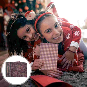 24 шт Карманный материал Бумажный фоновый коврик Односторонний фотофон Бумажный альбом для вырезок Поделки Оригами