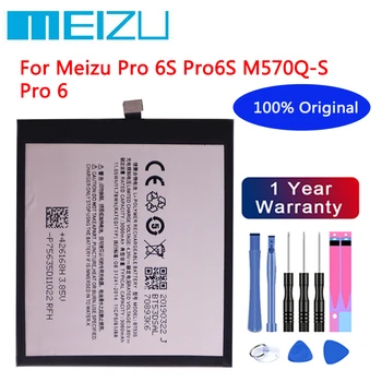 3060 мАч BT53S Meizu 100% Оригинальный Аккумулятор Для Meizu Pro 6S Pro6S M570Q-S Pro 6 Высококачественные Аккумуляторы для мобильных телефонов + Инструменты