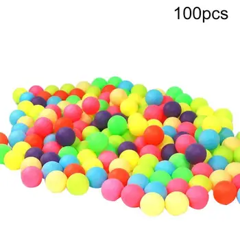 40 мм 100 шт. Цветные мячи для настольного тенниса Смешанные цвета для игры Пластиковые тренировочные мячи для настольного тенниса