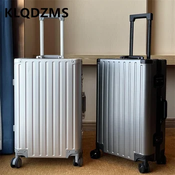 KLQDZMS Новый чемодан из алюминиево-магниевого сплава 20 