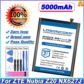 LOSONCOER 5000 мАч Li3839t44P6h866443 Аккумулятор мобильного телефона Для ZTE Nubia Z20 NX627J Li3839t44P6h866443