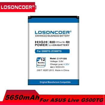 LOSONCOER 5650 мАч C11P1506 Батарея Для ASUS Live G500TG Батарея ZC500TG Z00VD ZenFone Go 5,5 дюймовый Телефон