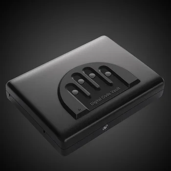OS500C Автомобильный Сейф Стиль Портативный Цифровой Кодовый сейф Пароль + ключ 2 в 1 Наличные Важные файлы Пистолет Сейф Коробка Безопасности