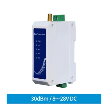 SX1268 Приемопередатчик данных LoRa 433 МГц, полудуплексный 30 дБм, Modbus Din-рейка, Беспроводное реле передачи данных LBT E95-DTU (400SL30-485)