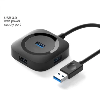 USB 3,0 КОНЦЕНТРАТОР 2,0 Мульти USB Разветвитель для ПК с несколькими USB 4 Портами Расширитель Высокоскоростной 3 Hab Mini Micro USB3.0 Концентратор Кард-ридер