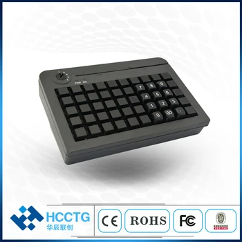 USB 50 клавиатура для программирования, POS Программируемая клавиатура, MSR Считыватель магнитных карт KB50M