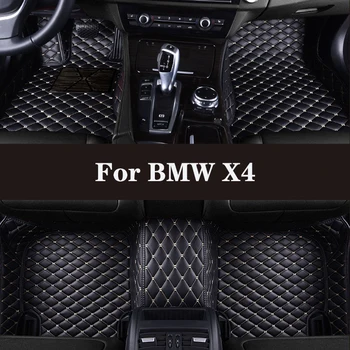 Автомобильный коврик HLFNTF Full surround на заказ Для BMW X4 F26 2014-2018 автомобильные запчасти автомобильные аксессуары Автомобильный интерьер