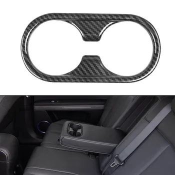 Аксессуары для Hyundai IONIQ 5, черная высококачественная новая рамка для держателя стакана заднего слива, только для автомобилей с левосторонним управлением