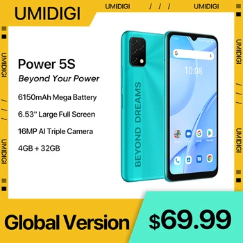 В наличии UMIDIGI Power 5S Глобальная версия Смартфона 4 ГБ 32 ГБ 6,53 