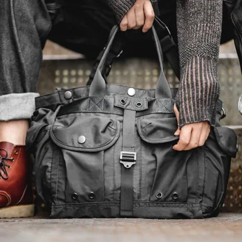 Винтажная холщовая сумка для мужчин, сумка-мессенджер в стиле ретро, сумка-тоут для женщин, Повседневная сумка для покупок, сумка для ноутбука через плечо