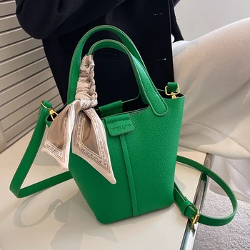 Высококачественная маленькая женская сумка, новая модная универсальная корзина для овощей в взрывном стиле, портативная сумка-мессенджер с текстурой