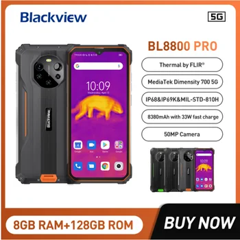 Глобальная версия Blackview BL8800 Pro / BL8800 Тепловизионная камера FLIR® Смартфон 6,58 