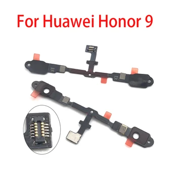 Датчик отпечатков пальцев, Клавиша возврата меню, Кнопка Home, Соединительный гибкий кабель для Huawei Honor 9 Honor9 Высокого качества
