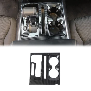 Декоративная накладка панели переключения передач для Ford F150 2021 2022 2023, Центральная наклейка на панель Стакана для воды, Аксессуары для интерьера автомобиля ABS