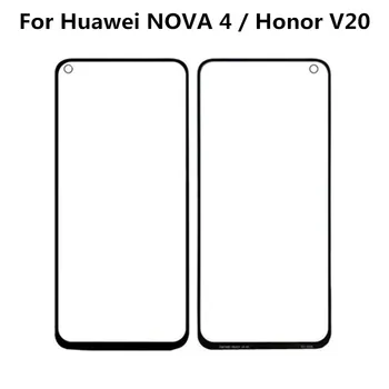 Для Huawei NOVA 4 и Honor V20 сенсорная панель Экран Дигитайзер Стеклянный сенсор Сенсорный экран сенсорная панель без гибкого трубопровода