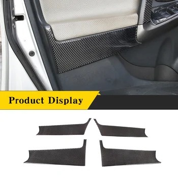 Для Toyota RAV4 2006-2012, настоящее углеродное волокно (мягкое), наклейка для внутренней дверной панели Автомобиля, Аксессуары для модификации экстерьера автомобиля