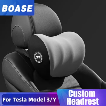 Для автомобиля Tesla Model 3 Y Подушка для шеи, Подголовник, Подушка для сиденья, Аксессуары для поддержки головы