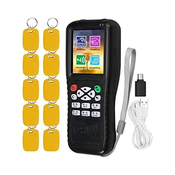 Дубликатор Записи RFID-Считывателя, NFC-Считыватель, Программатор Многочастотных RFID-смарт-карт, Декодер зашифрованных карт