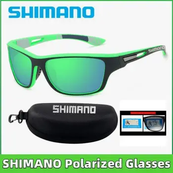 Новые поляризованные очки Shimano для мужчин и женщин для кемпинга и пешего туризма, езды на велосипеде и вождении, спорта на открытом воздухе. UV400