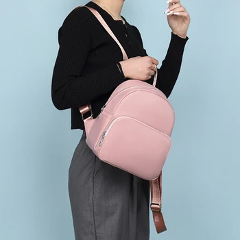 Новый Маленький женский рюкзак, Водонепроницаемая Оксфордская женская сумка через плечо, повседневные рюкзаки, Женская дорожная сумка для колледжа, женская