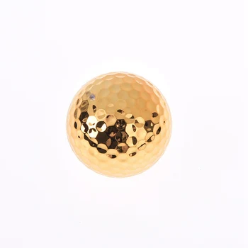 Новый мяч для гольфа диаметром около 42,7 мм для соревнований по гольфу с золотым покрытием