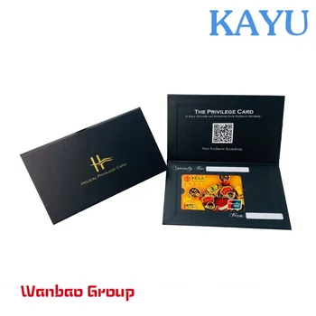 Роскошный черный пакет банковских кредитных подарочных карт, членский билет, подарочная коробка с логотипом из золотой фольги