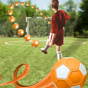 Спортивный Футбольный мяч Curve Swerve Футбольная игрушка KickerBall Отличный подарок для мальчиков и девочек Идеально подходит для матча или игры на открытом воздухе и в помещении