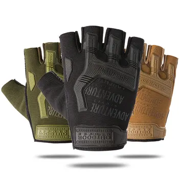 Уличные Тактические перчатки, Спортивные перчатки для Страйкбола, Военные Мужские перчатки для стрельбы, Охотничьи перчатки