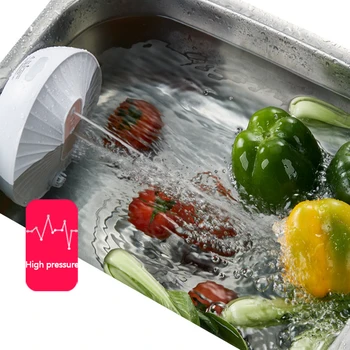 Ультразвуковая посудомоечная машина емкостью 2000 мАч, мини-портативное средство для мытья посуды, бытовая стиральная машина для фруктов и овощей, очистка под высоким давлением